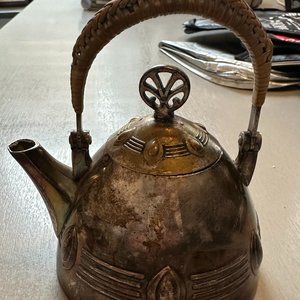 19 Century's English Hallmark Silver Plate Kettle